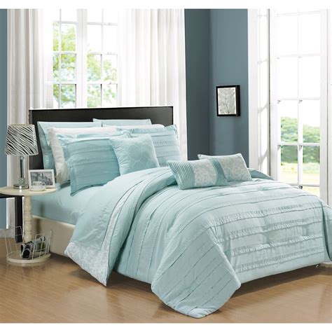 queen comforter sets aqua